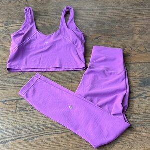 Lululemon Align Tank & Wunder Train Legging Set (top 6 bottoms 4) NWOT